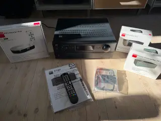 NAD T737 Receiver + masser af tilbehør
