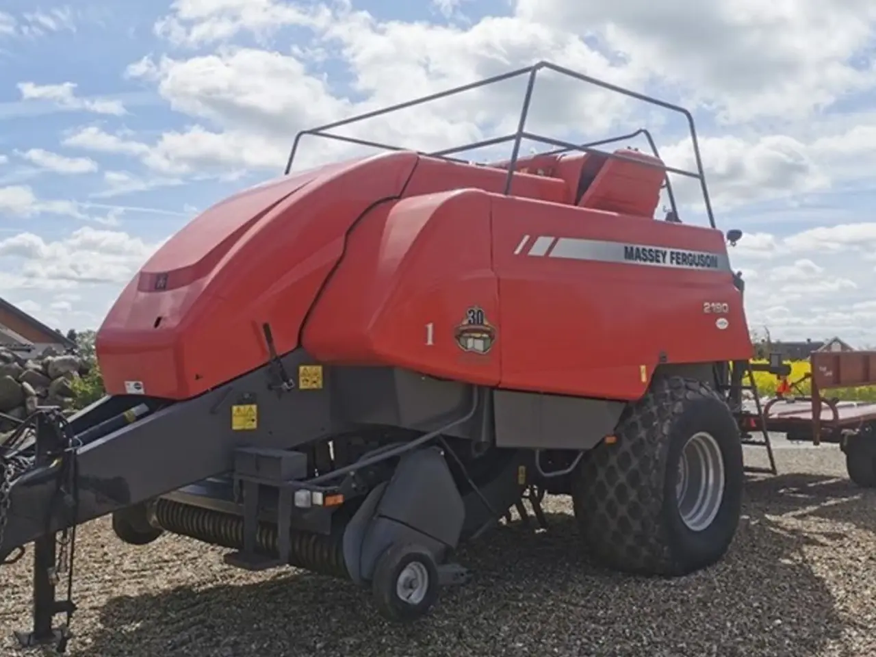 Billede 3 - Massey Ferguson 2190 m/parkland vogn 36000 baller - høstklar