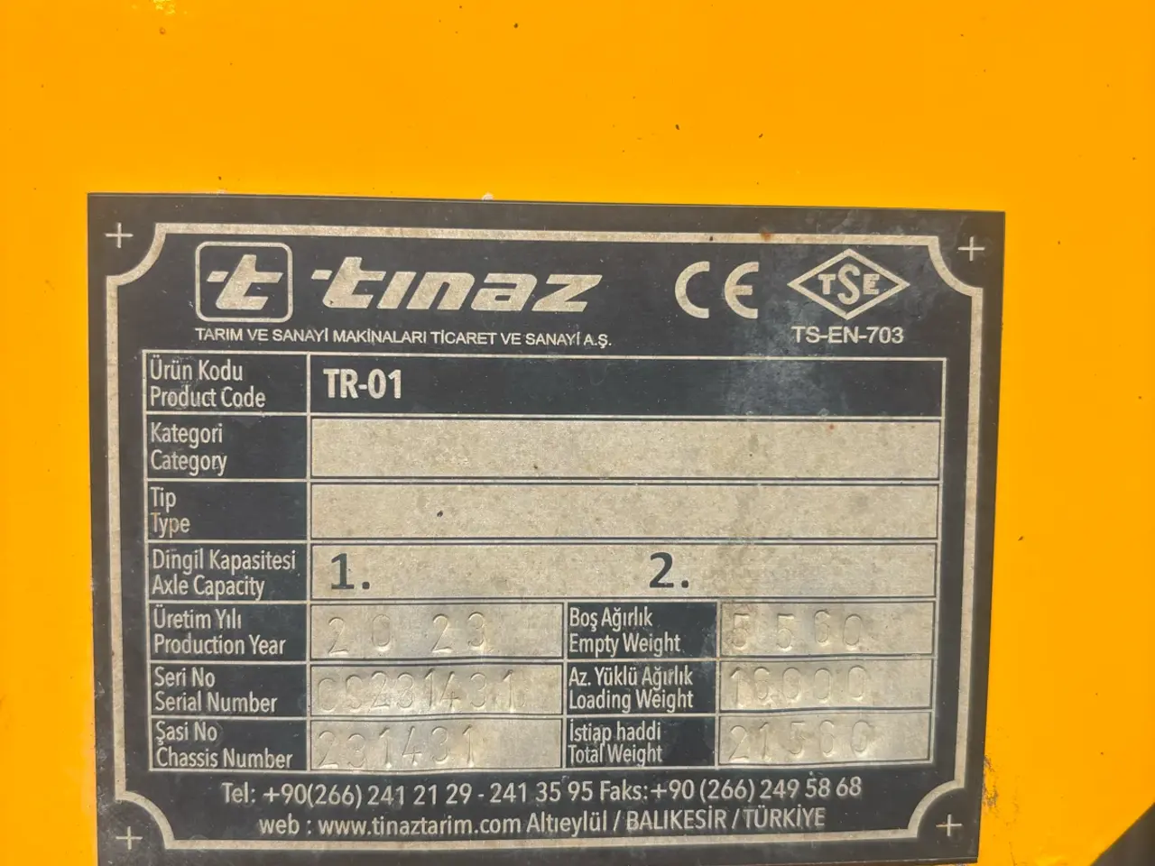 Billede 3 - Tinaz Dumpervogn