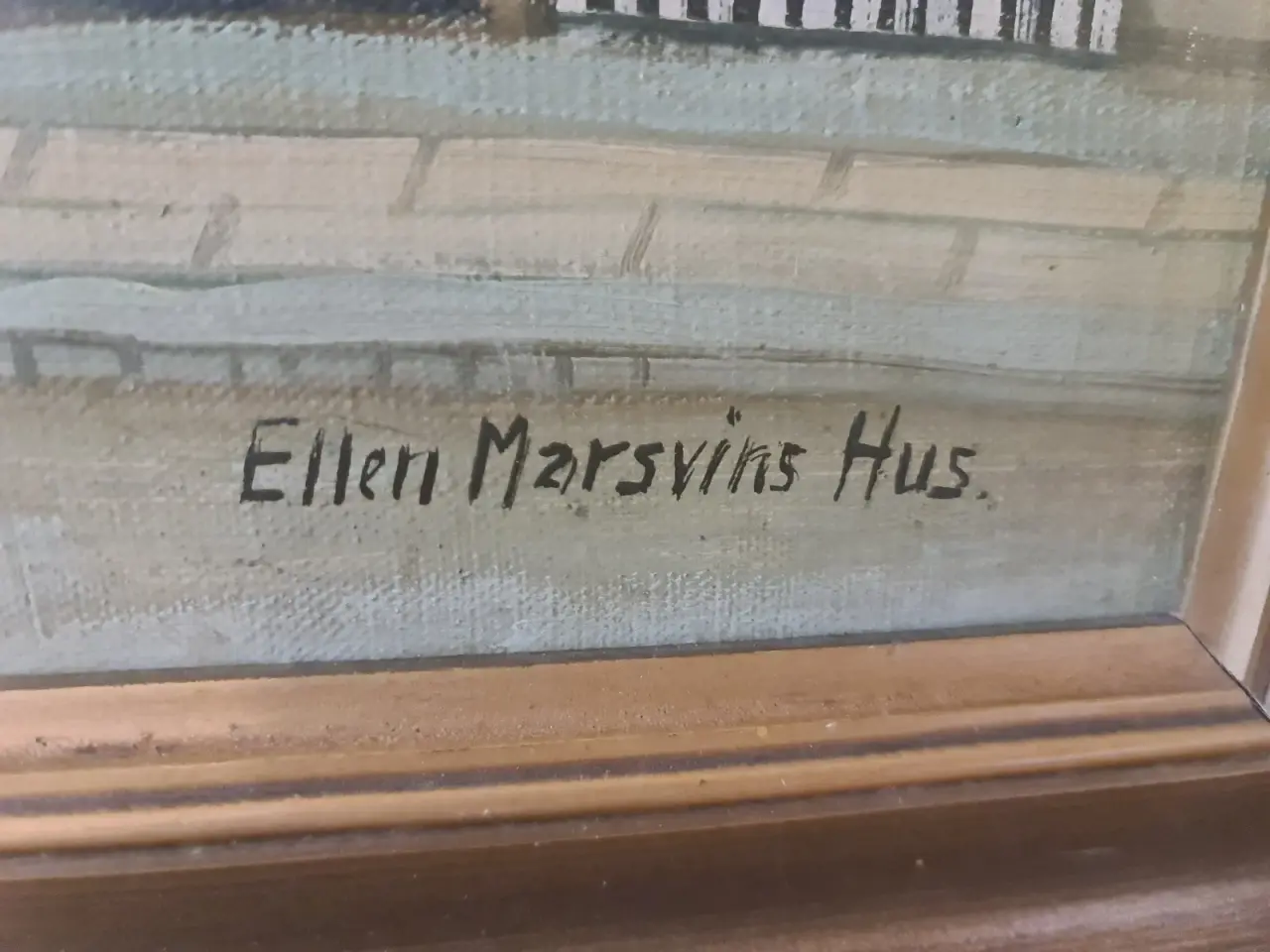 Billede 3 - A. Mosdal – Ellen Marsvins Hus i Aalborg – oliemal