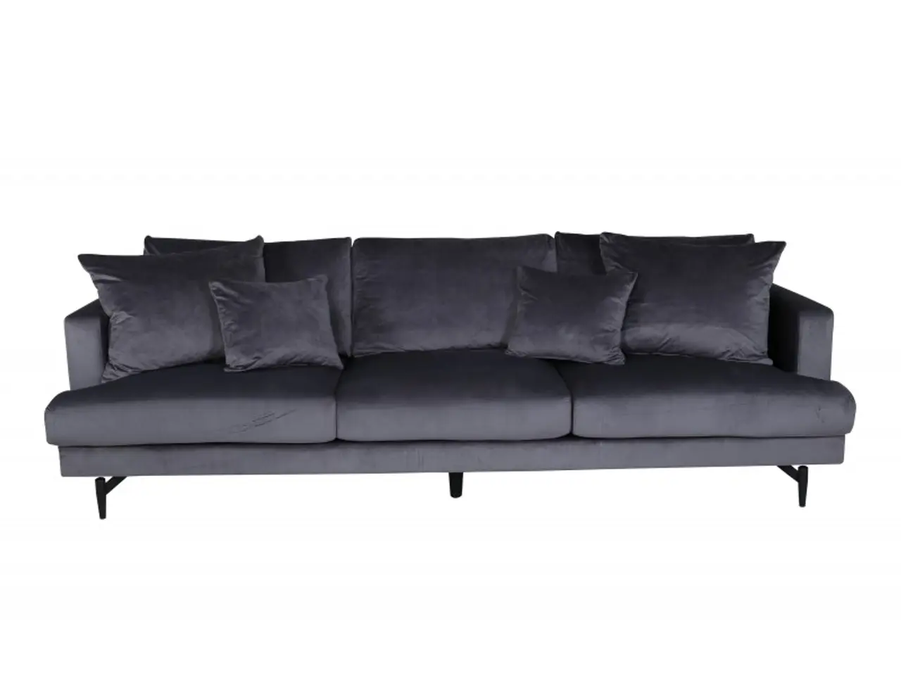 Billede 1 - Sofia 3 personers Sofa  - Sort og Mørkegrå