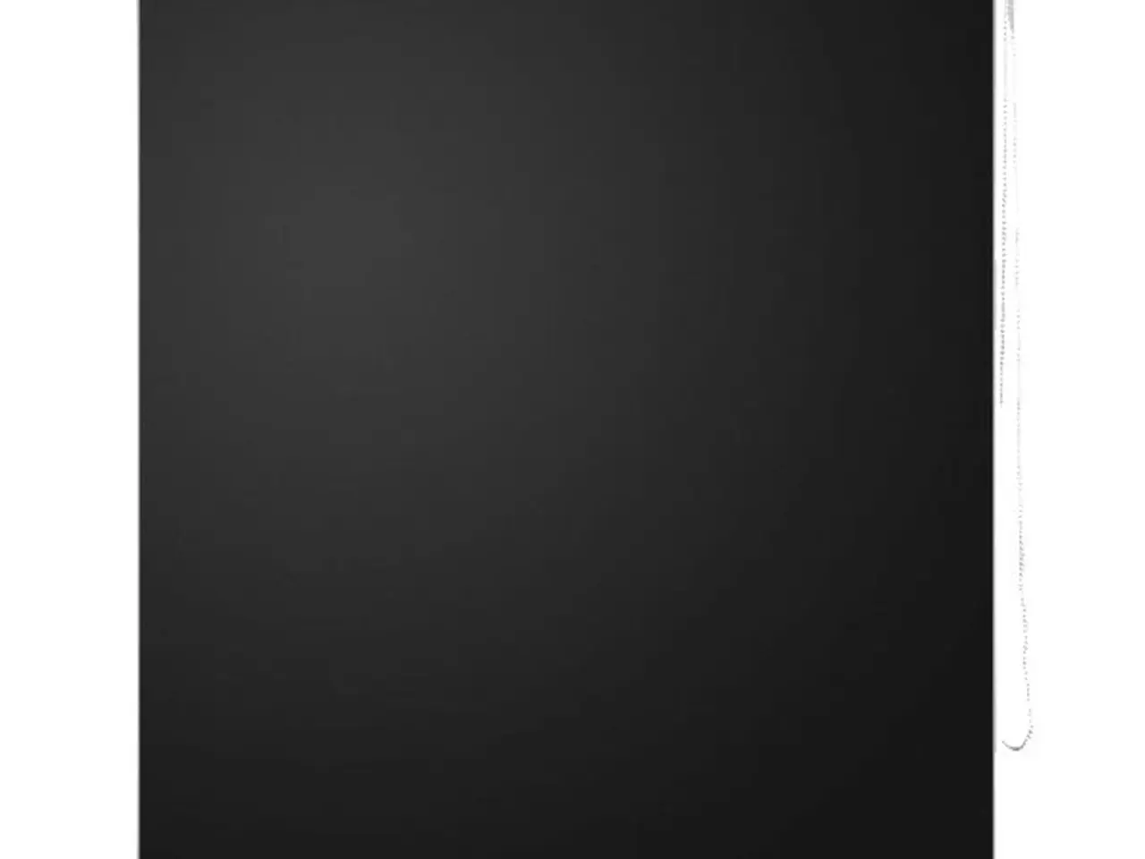 Billede 2 - Mørklægningsrullegardin 124,4×230 cm - stofbredde 120 cm, sort