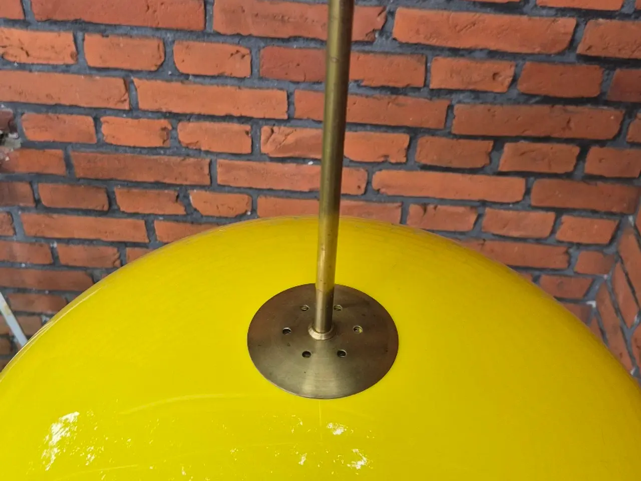Billede 8 - Giga retrolampe i transparent gul plast