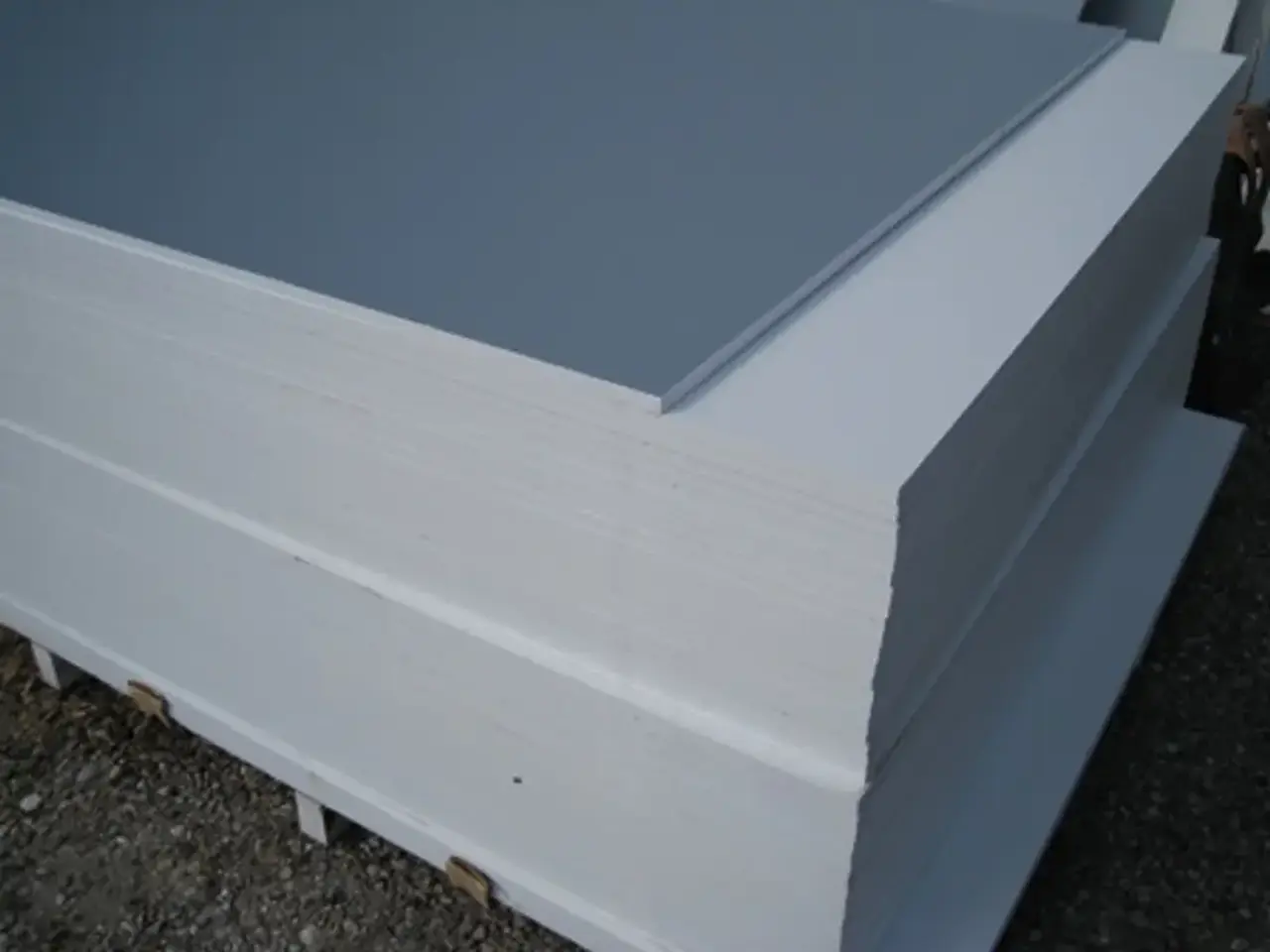 Billede 1 - Plade 18x1525x3050mm Grå/Hvid PPL