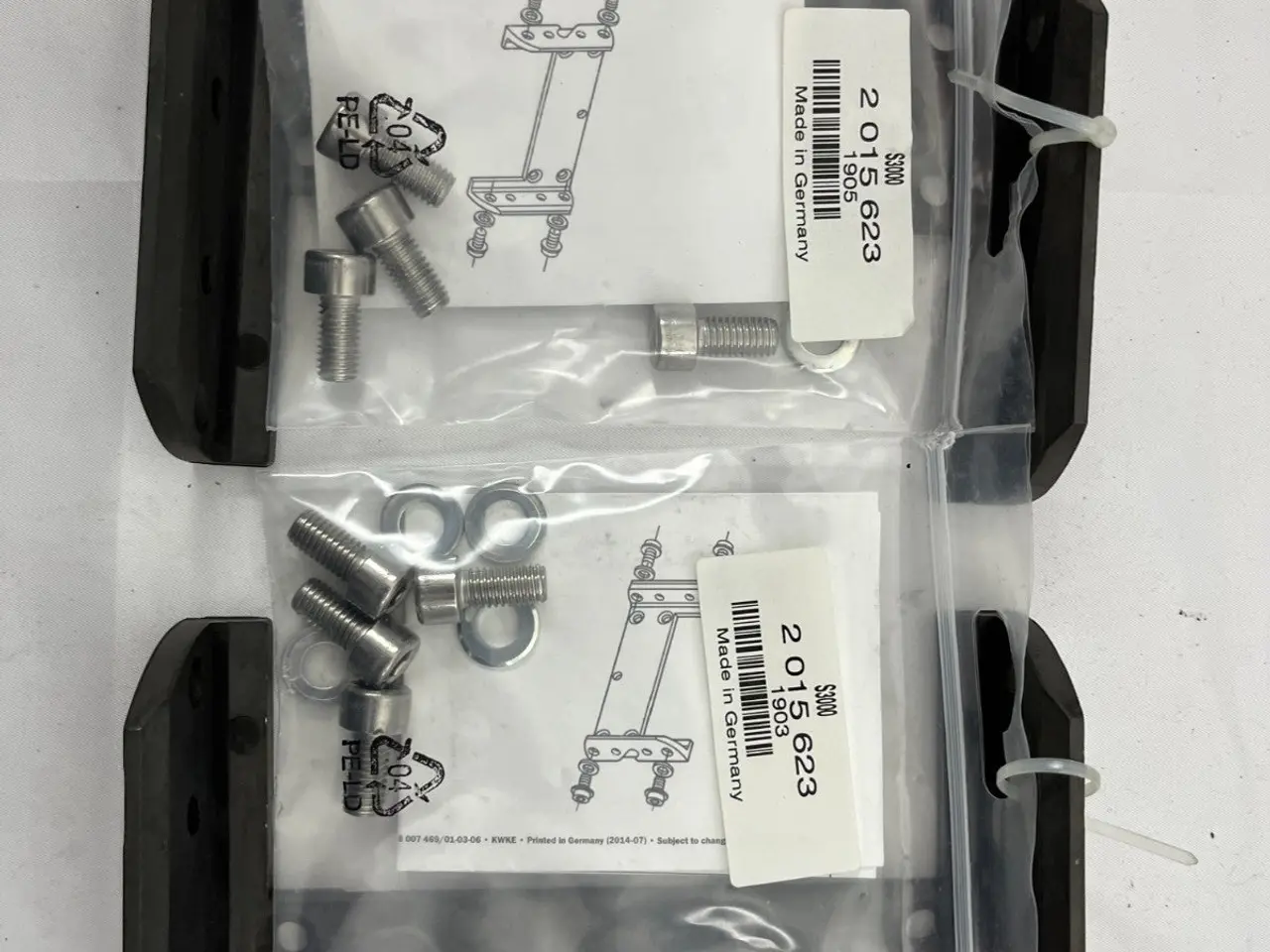 Billede 3 - 2x SICK S3000 Mounting Kit 2015623 Brackets &