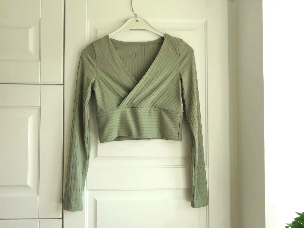 Billede 1 - Top, Bluse , str. 34, Vissengrøn