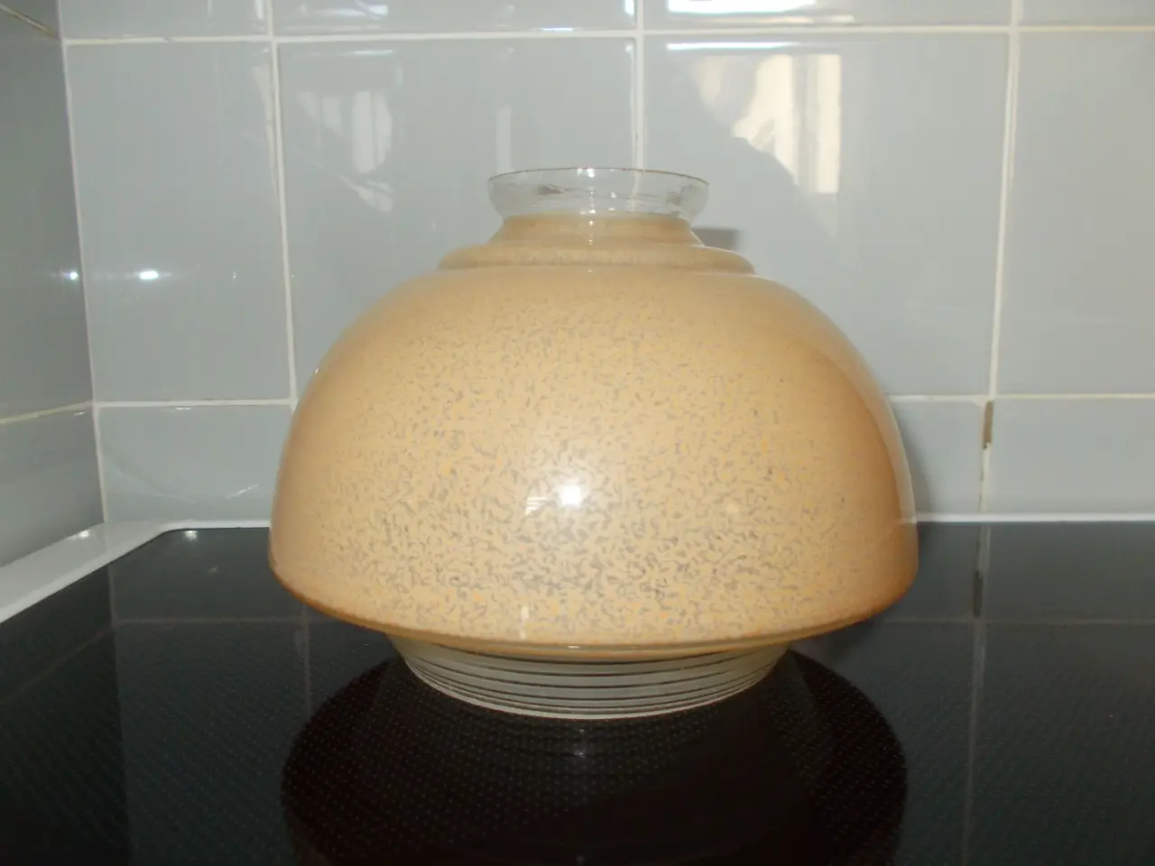 Billede 1 - Antik glaskuppel til lampe
