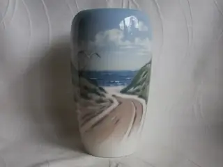 Vase med klitlandskab