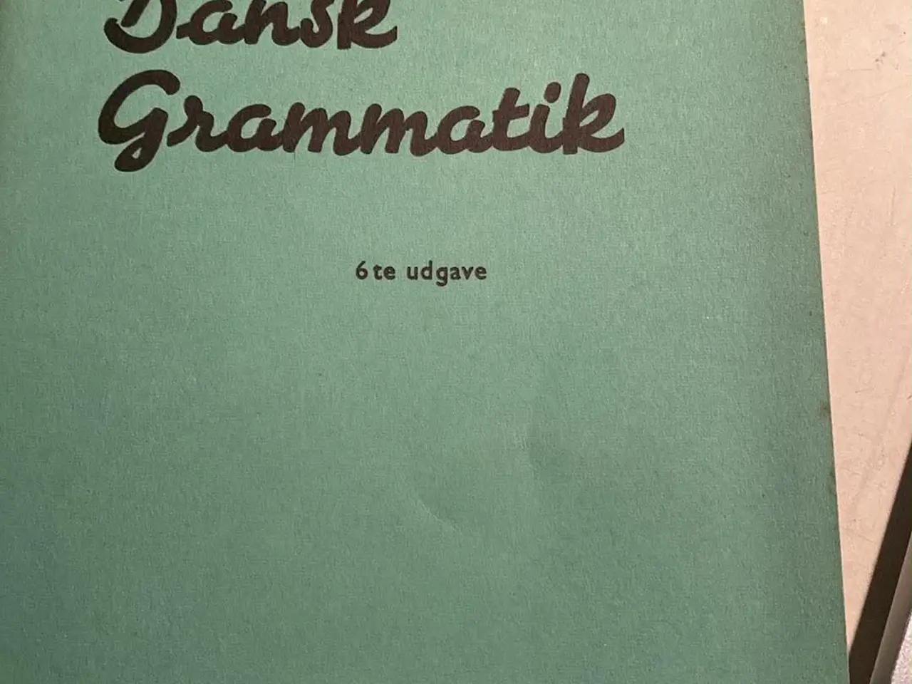 Billede 1 - Dansk grammatik