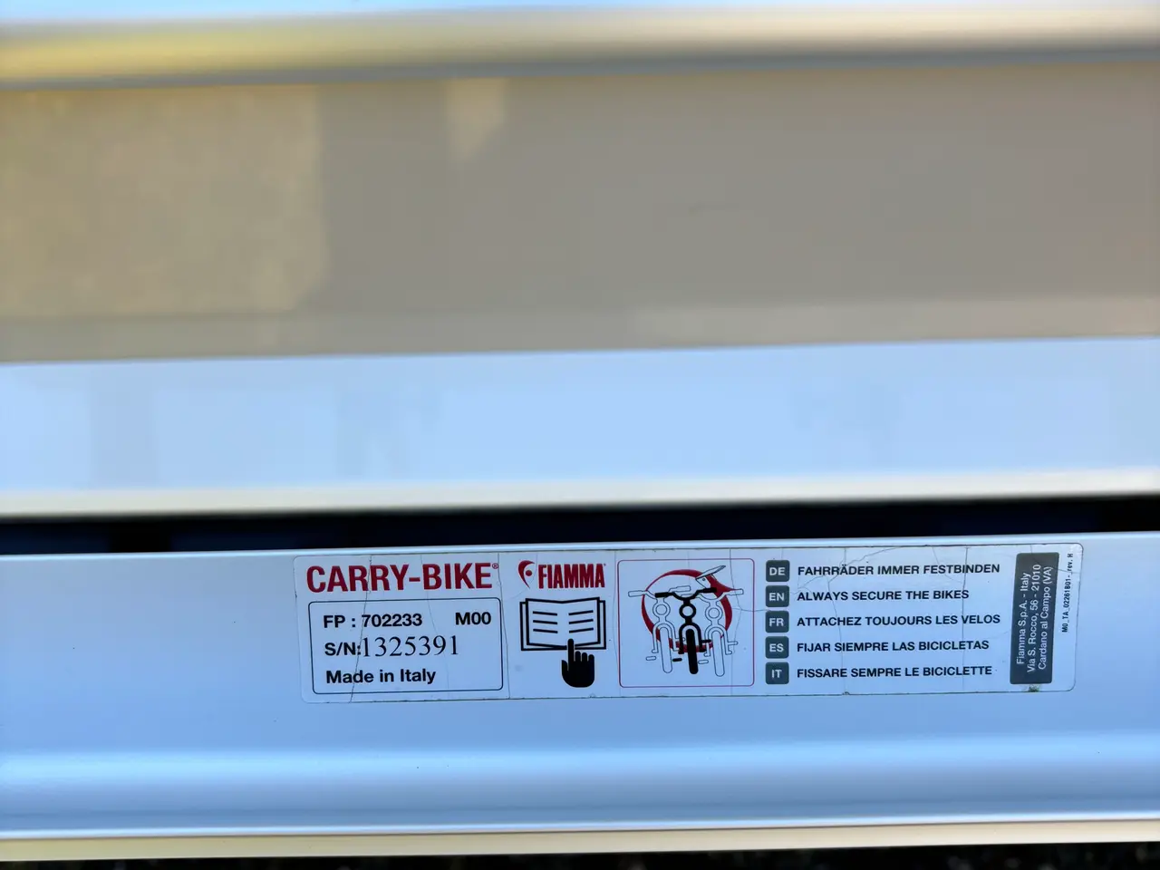 Billede 2 - Cykelholder Carry Bike Pro M til autocamper
