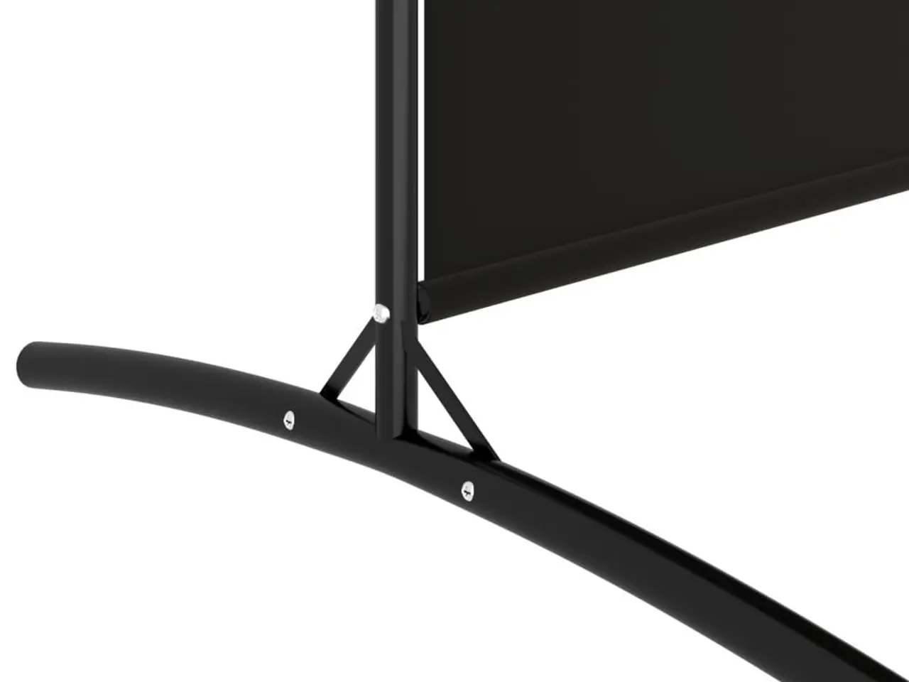 Billede 7 - 2-panels rumdeler 175x180 cm stof sort