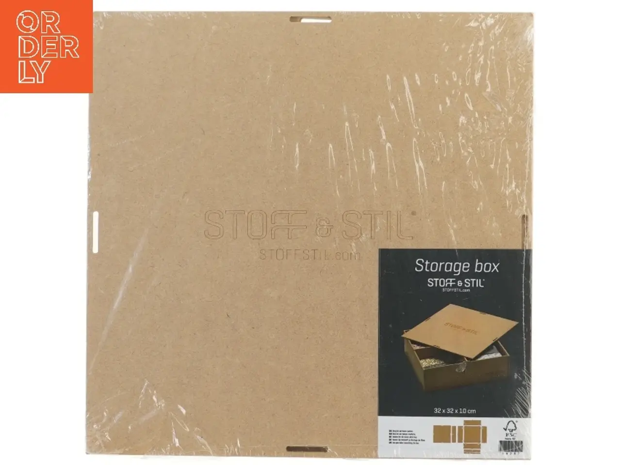 Billede 1 - Opbevaringskasse 32x32x10 cm fra Stoff & Stil (str. 32x32x10 cm)