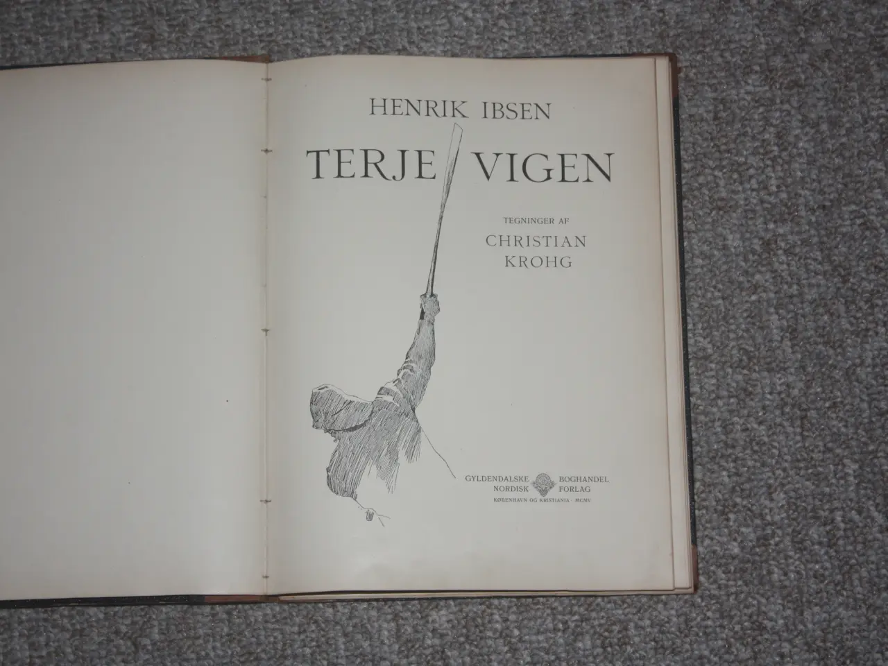 Billede 2 - Terje Vigen af Henrik Ibsen Illustreret sort/hvid
