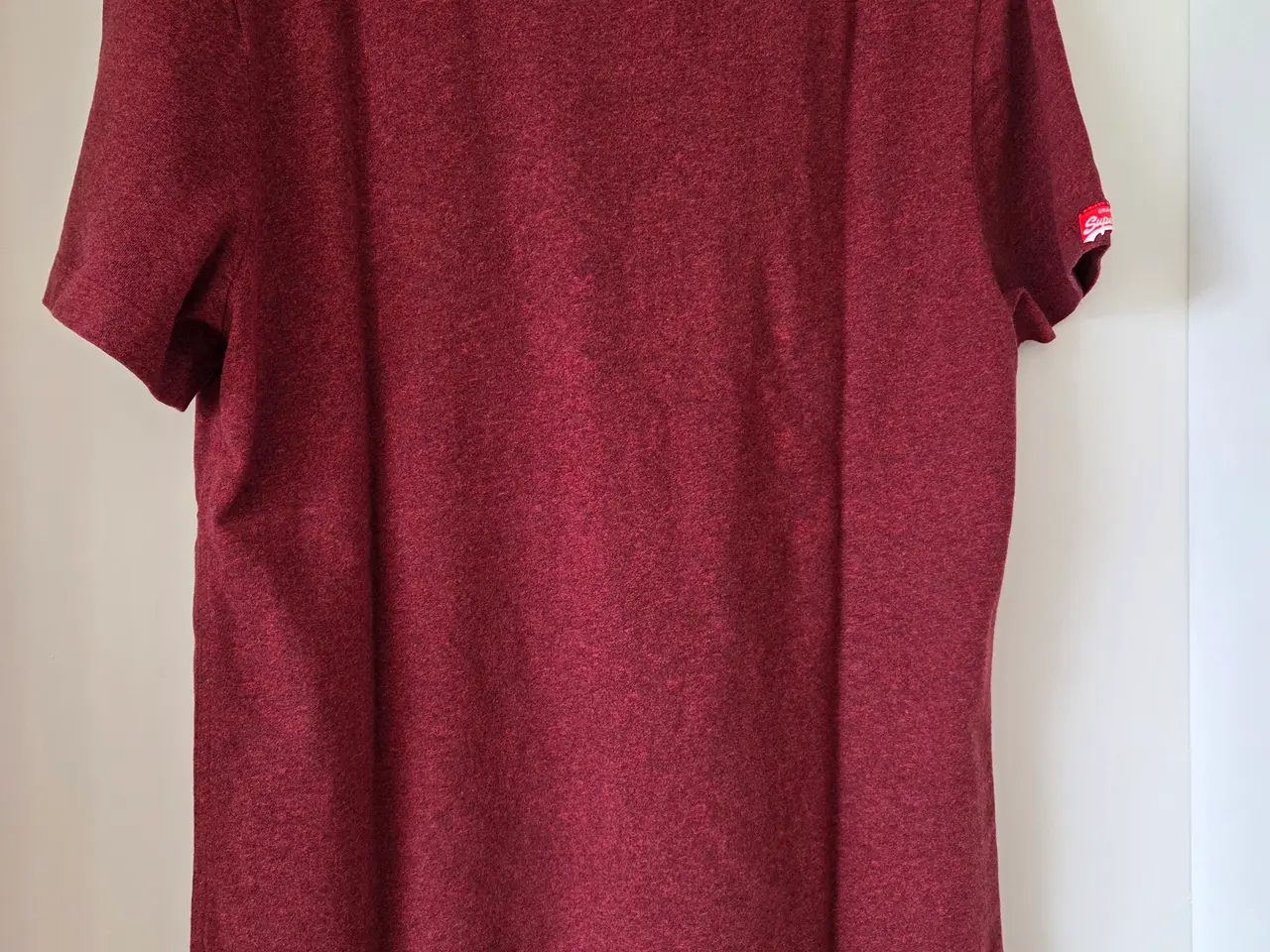 Billede 4 - Superdry T-shirt bordeaux meleret, bomuld
