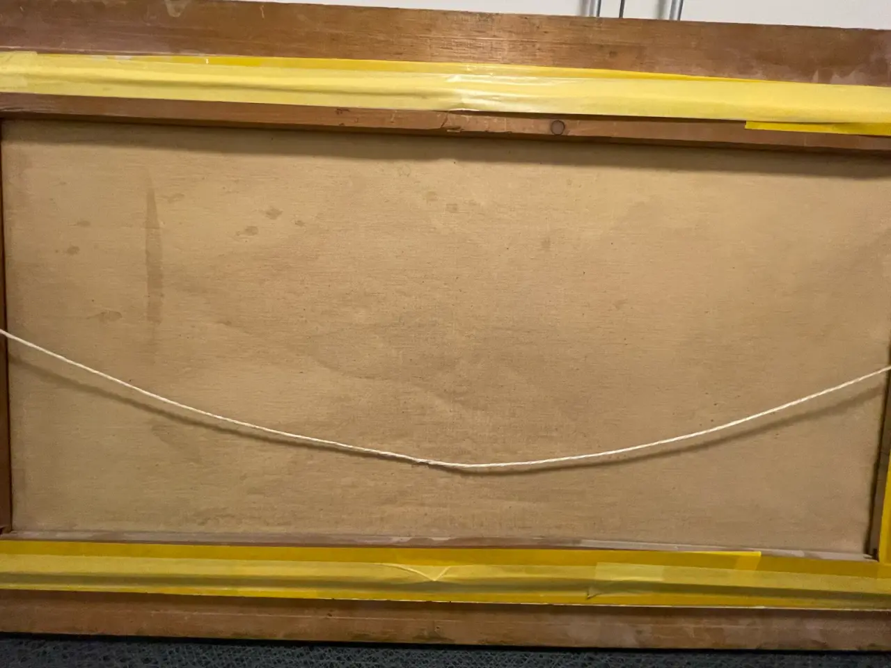 Billede 7 - Håndmalet dekorationsmaleri på lærred 85 × 45 cm