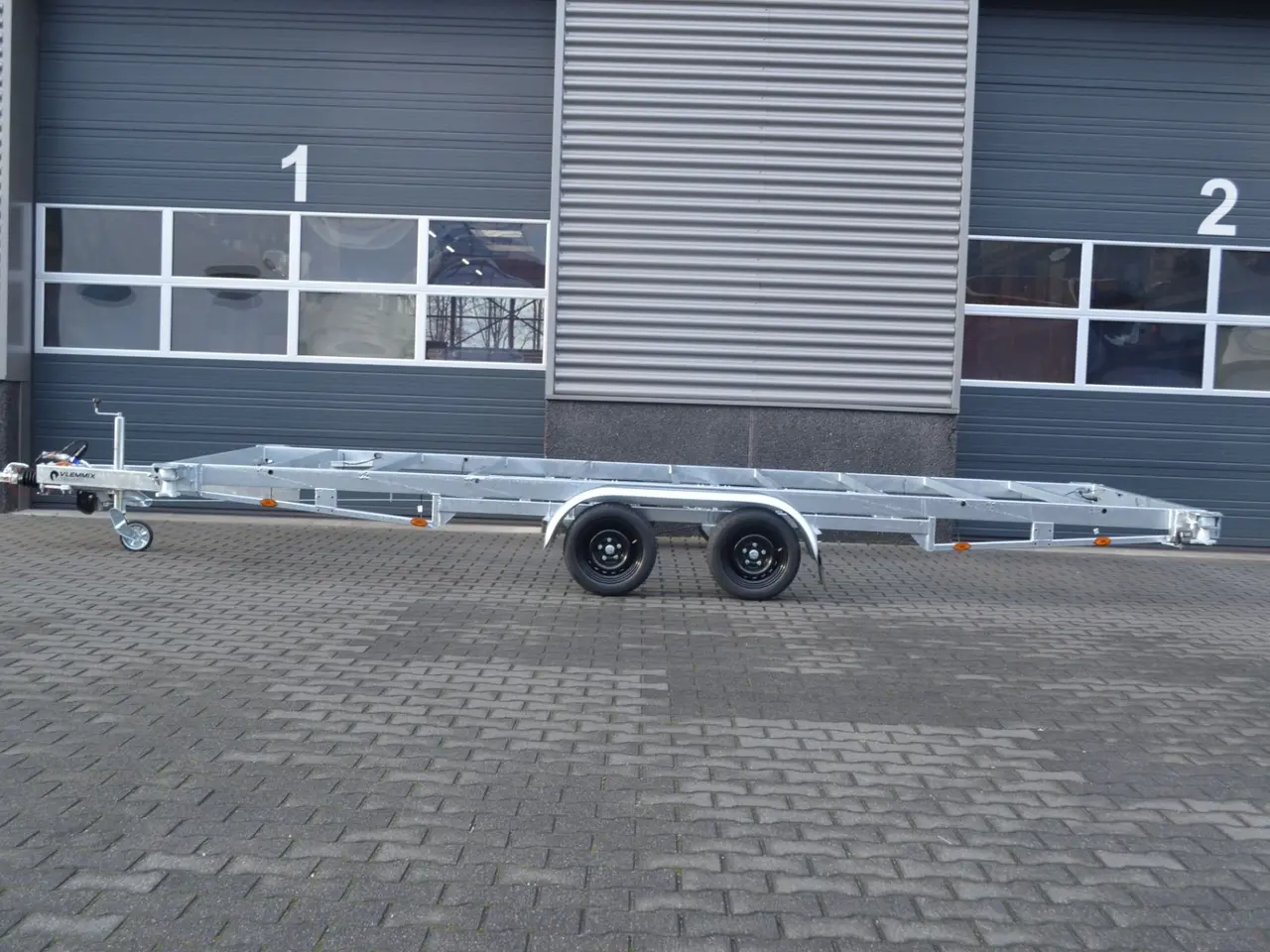 Billede 4 - Vlemmix containertrailer 20 fod 3500 kg - 2 aksler