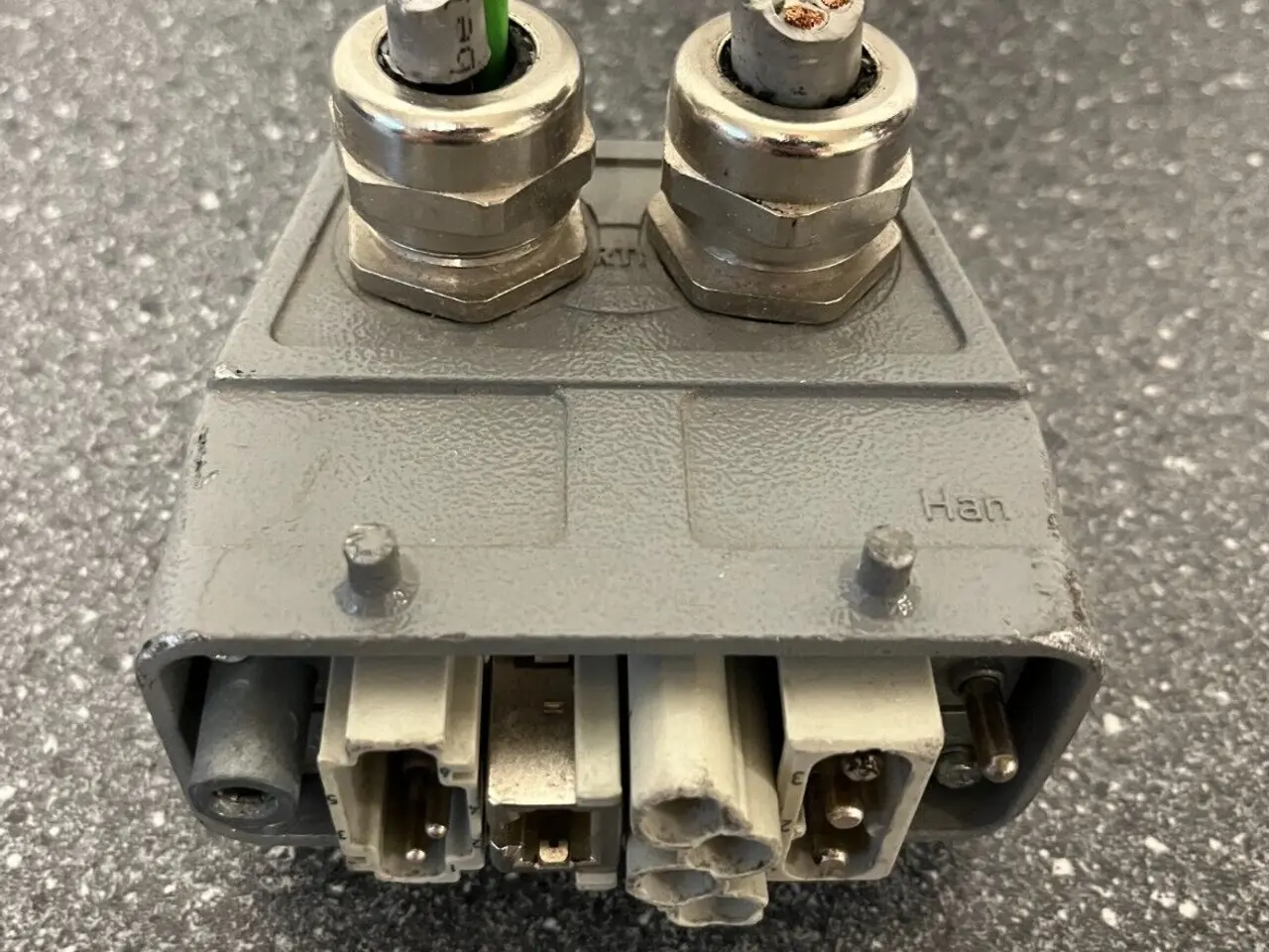 Billede 1 - Harting Han stik med blandet Power & Data Modules