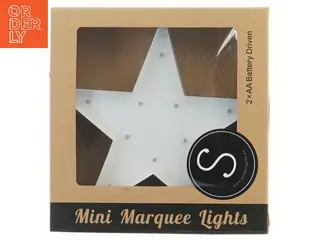 Sweet Lights Mini Marquee stjerne lampe 23 cm (str. 23 cm)