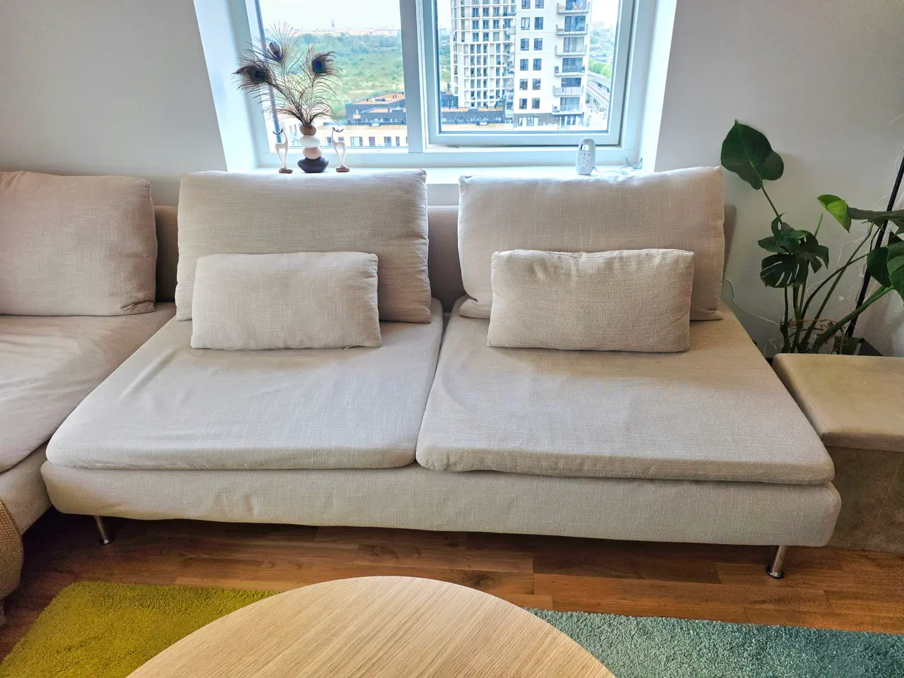 Billede 3 - IKEA SÖDERHAMN Modulær Hjørnesofa – Viarp lys beig