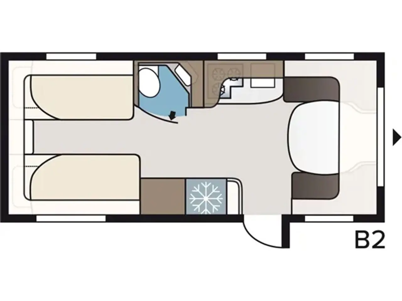 Billede 2 - 2027 - Kabe Smaragd 540 GLE KS Premium Line