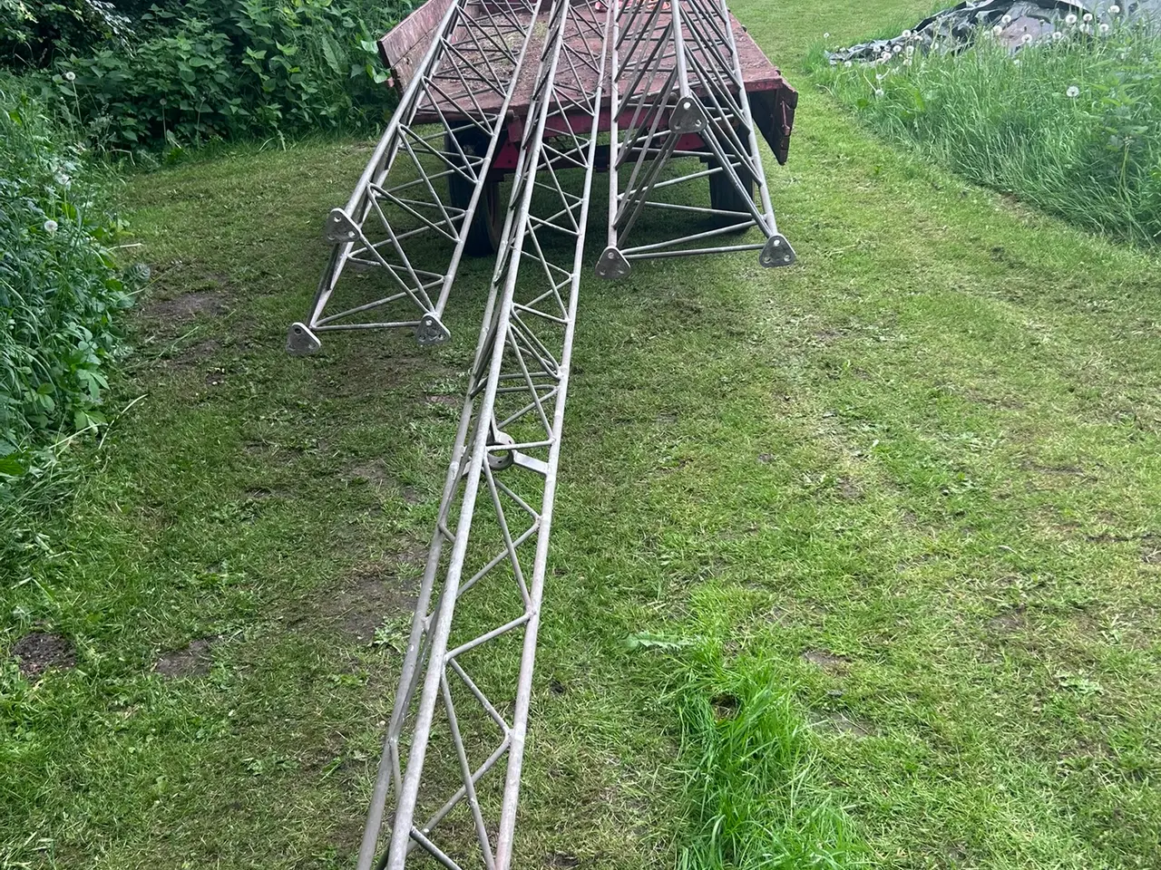 Billede 1 - Galvaniseret Gittermast / mast