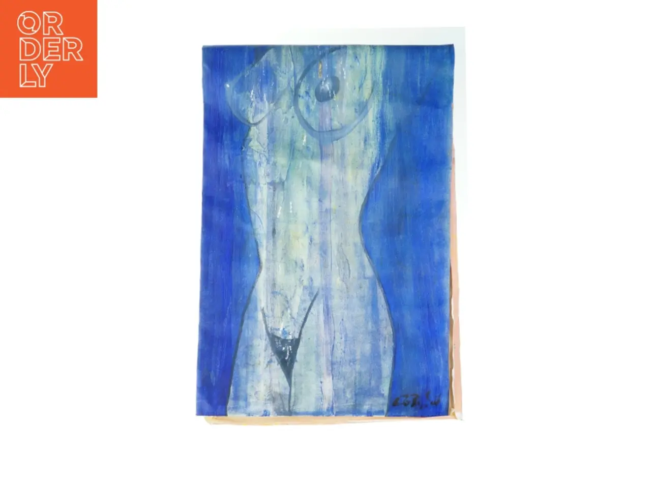 Billede 1 - Håndmalet kunstværk (str. 150x50 cm)