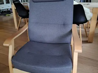Lænestol m/fodskammel