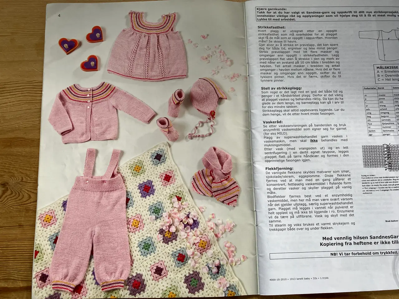 Billede 5 - Opskriftshæftet Lanett baby nr. 1013, 0-4 år