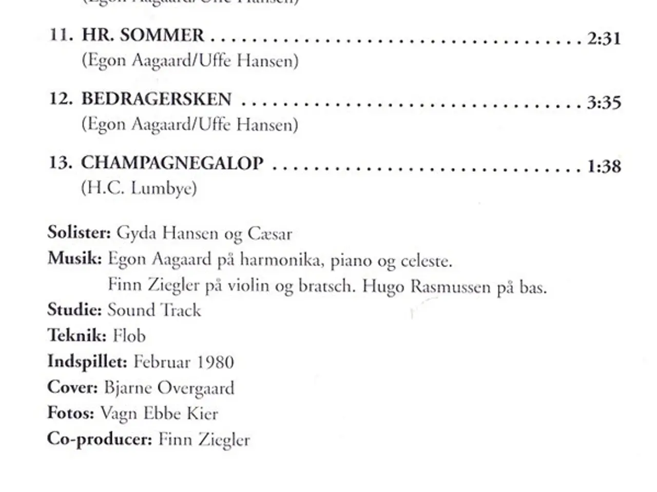 Billede 6 - Gyda* & Cæsar – Uden Mønt – CD