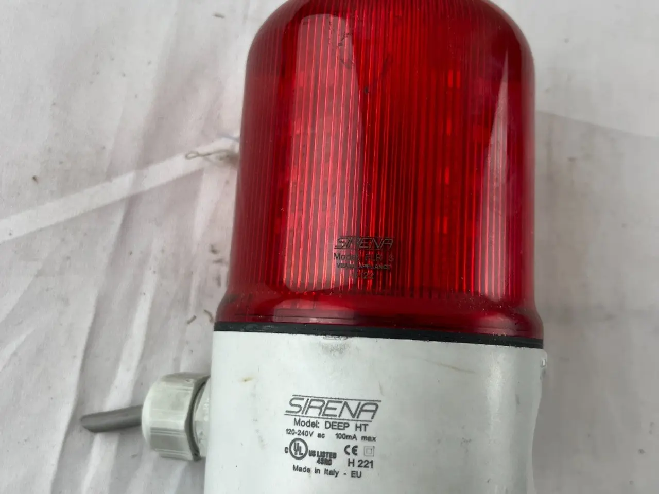 Billede 2 - SIRENA DEEP HT Beacon Light Red 120-240V AC UL CE