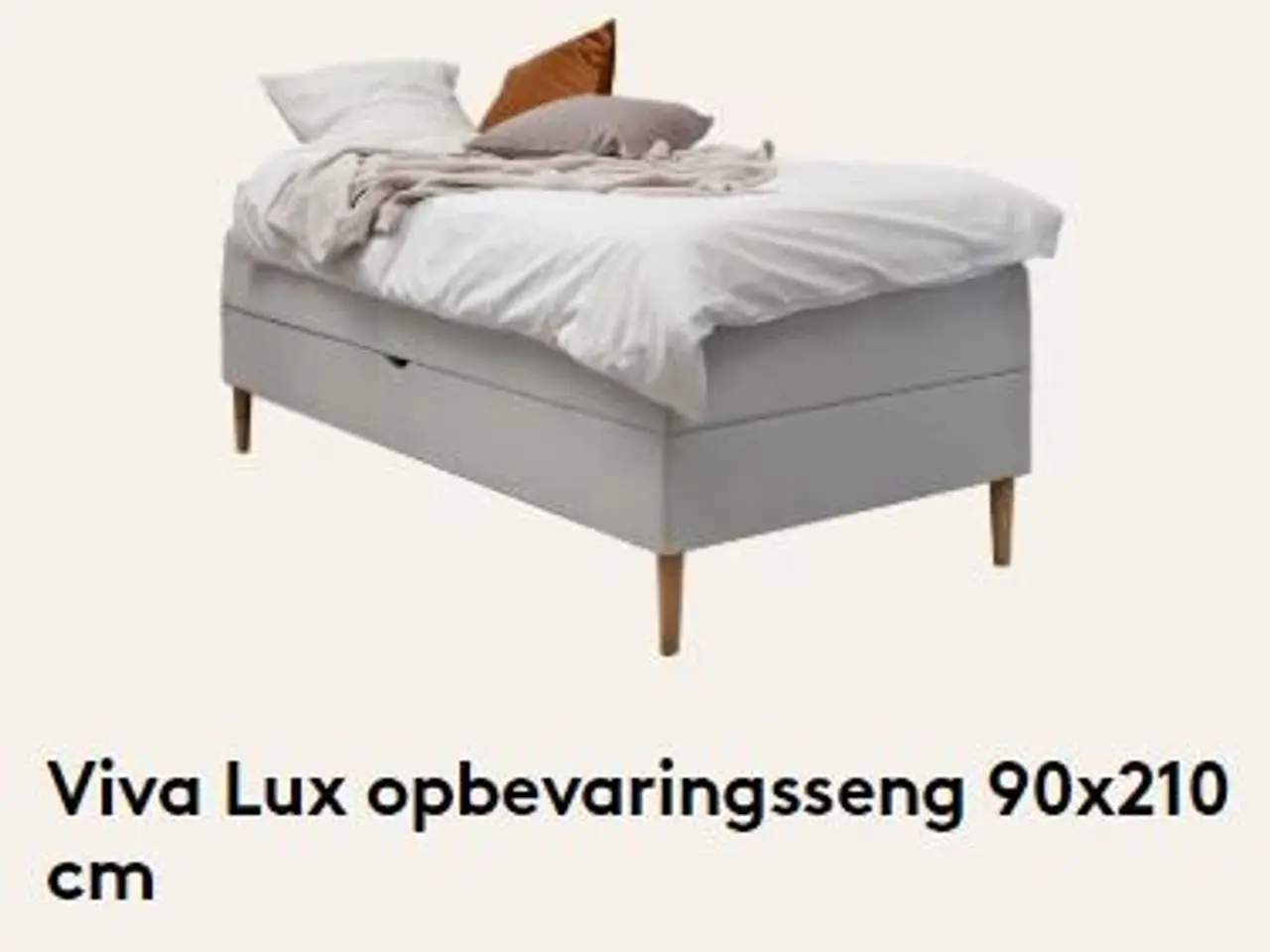Billede 16 - Kvalitetsseng m/opbevaring inkl. topmadras (210cm)