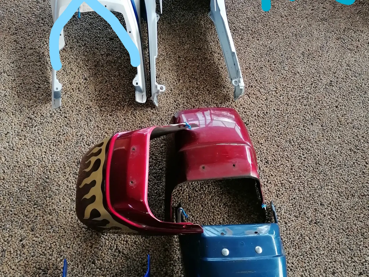 Billede 3 - Bag skjolde til Honda. De store 250,00