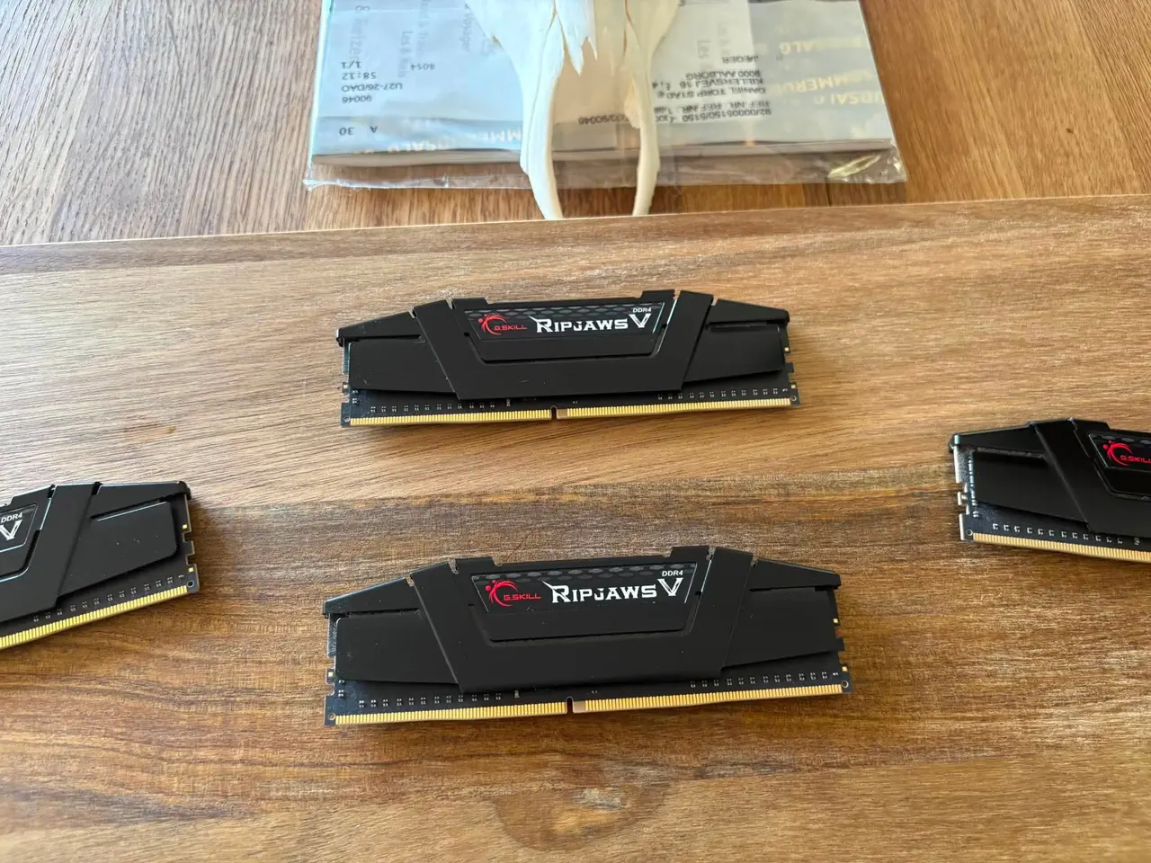 Billede 3 - 4X8 GB 3600 MHZ CL 14-14-14-34 G.Skill Ripjaws.