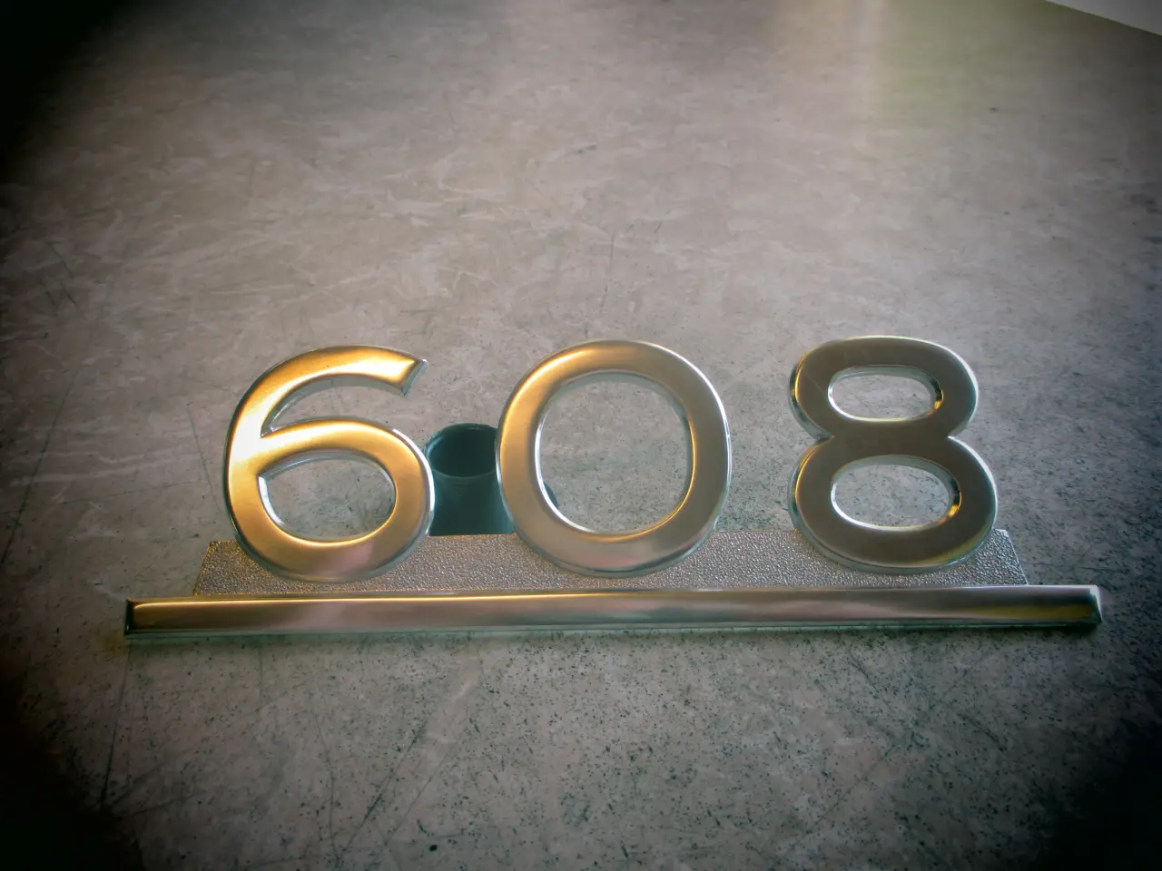 Billede 1 - Typeskilt  Mercedes 608  