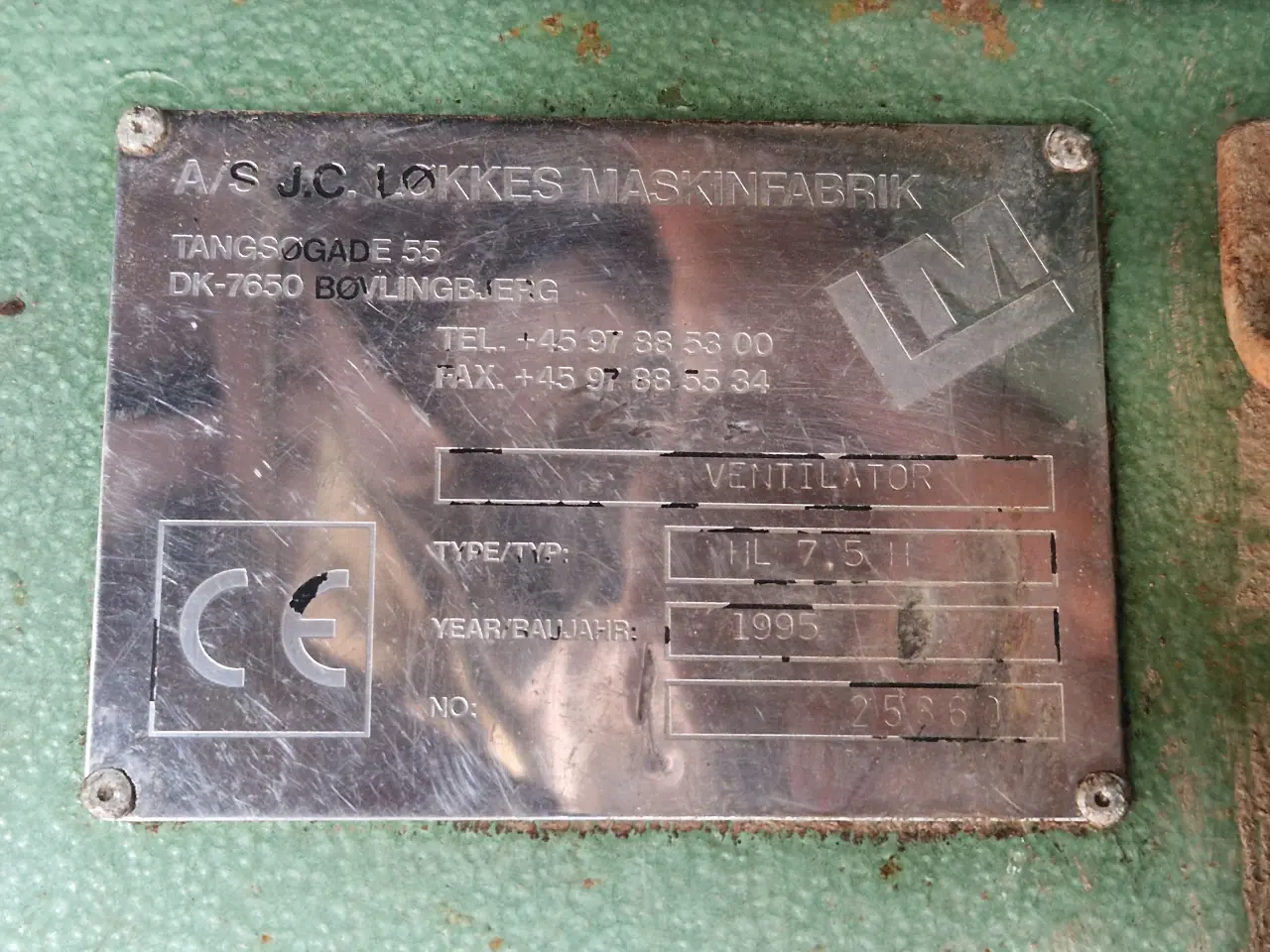 Billede 3 - Korntørring: Lavtryksblæser 10 hk (7,5 kW)