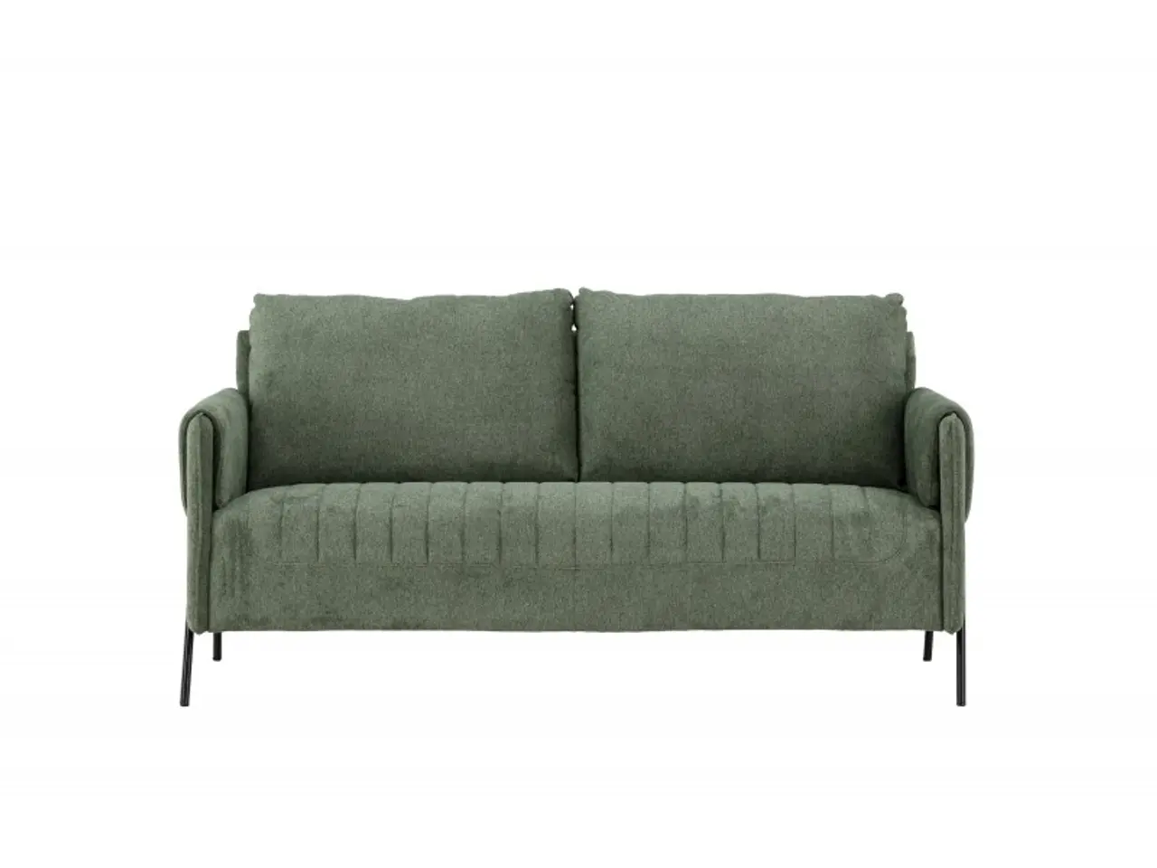 Billede 1 - Indigo 2 personers Sofa - Sort og Grøn