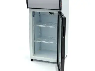 Displaykøleskab lille 80 liter