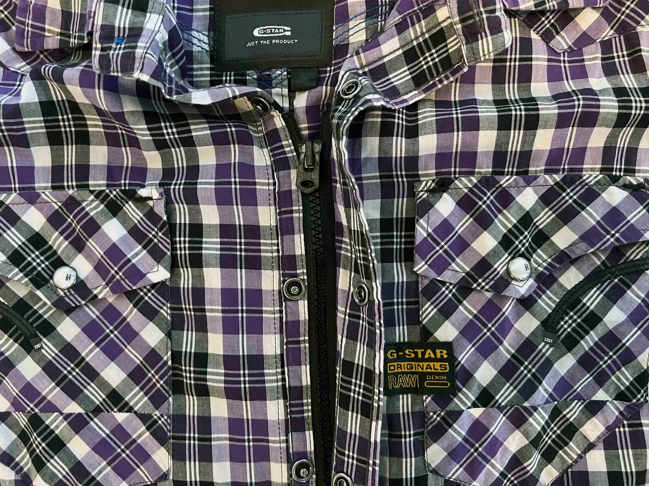 Billede 5 - G-Star RAW skjorte (X)XL – lynlås & trykknapper