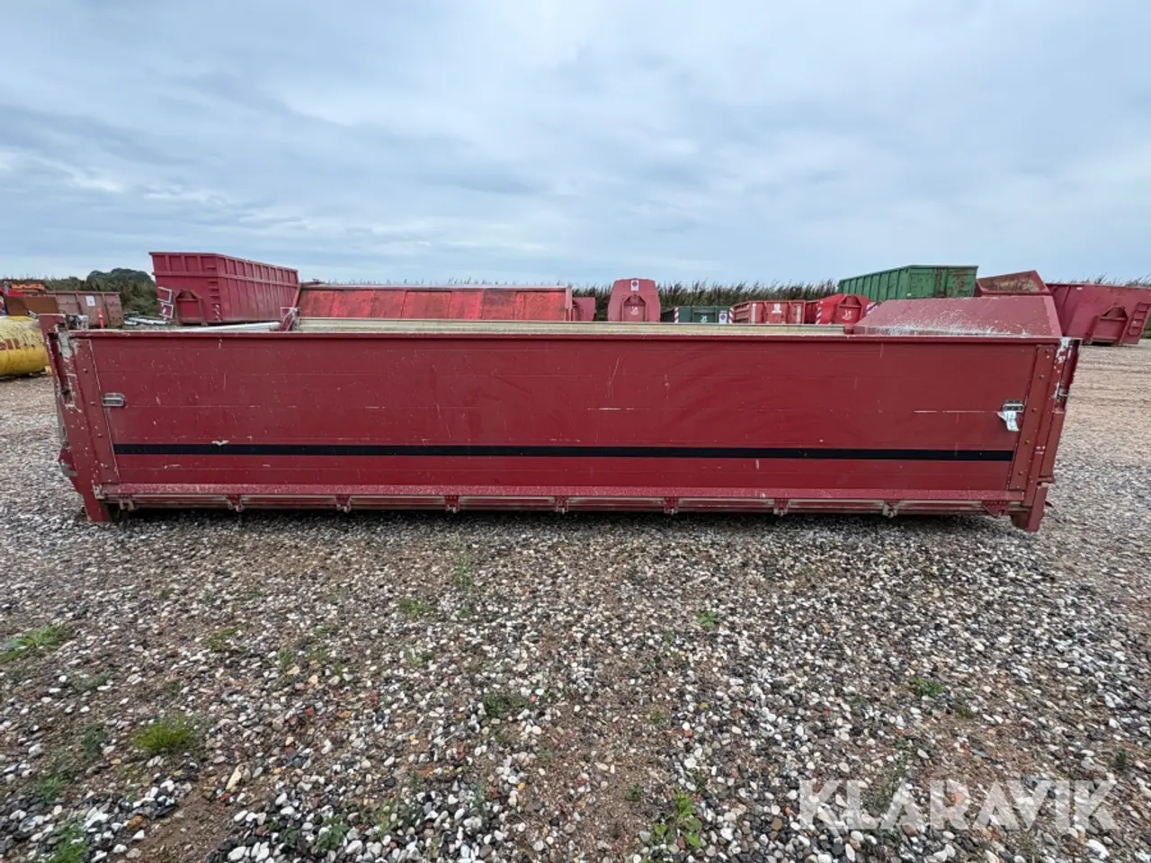Billede 2 - Kroghejscontainer med 3-vejs tip og hydraulisk klap