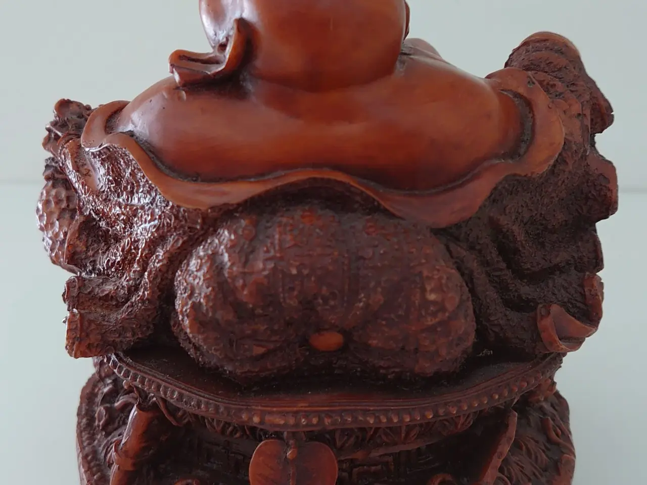 Billede 2 - Vintage Budda figur i ubekendt materiale.