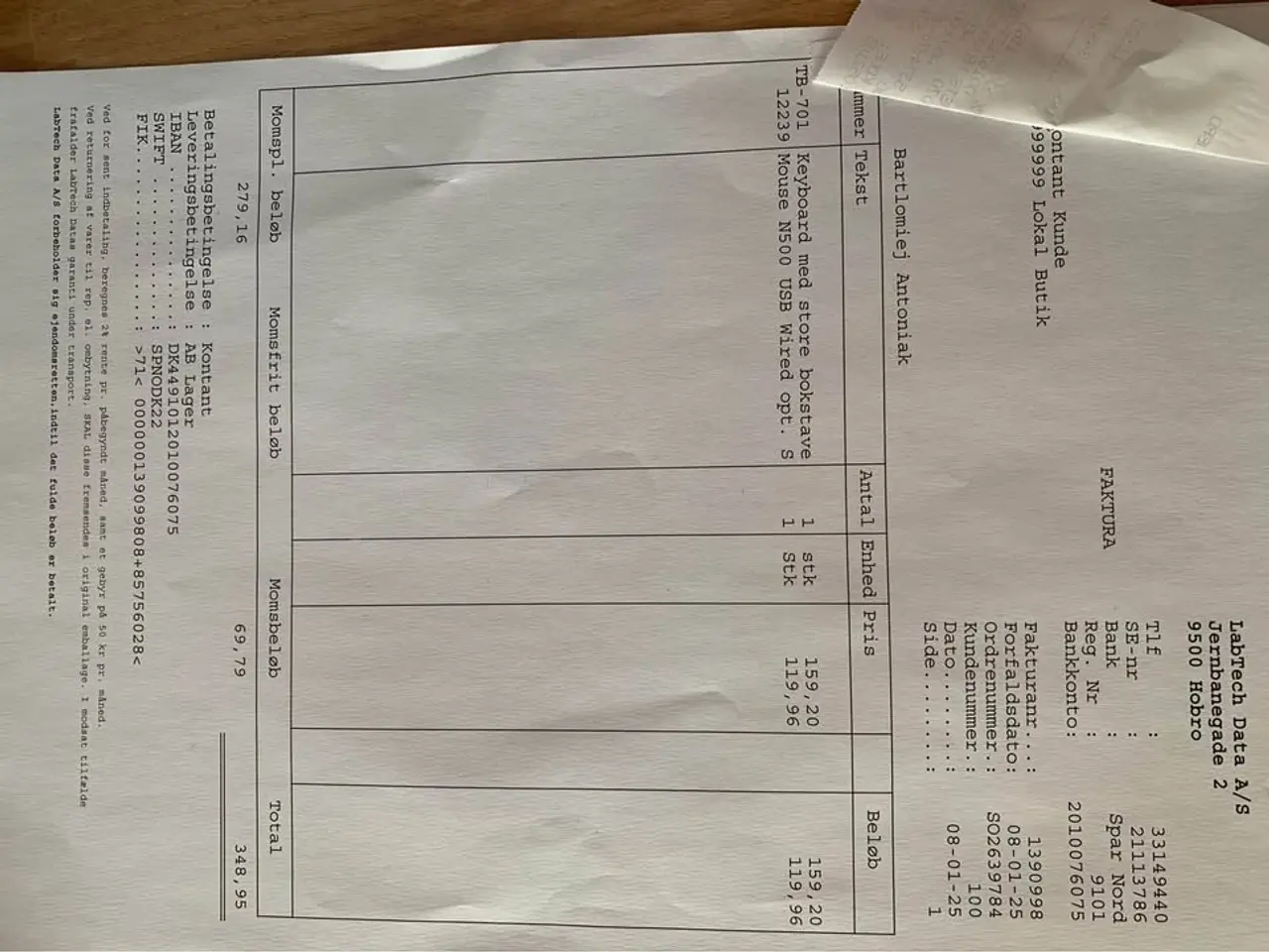 Billede 3 - Mus og tastatur - nyt - stadig med garanti