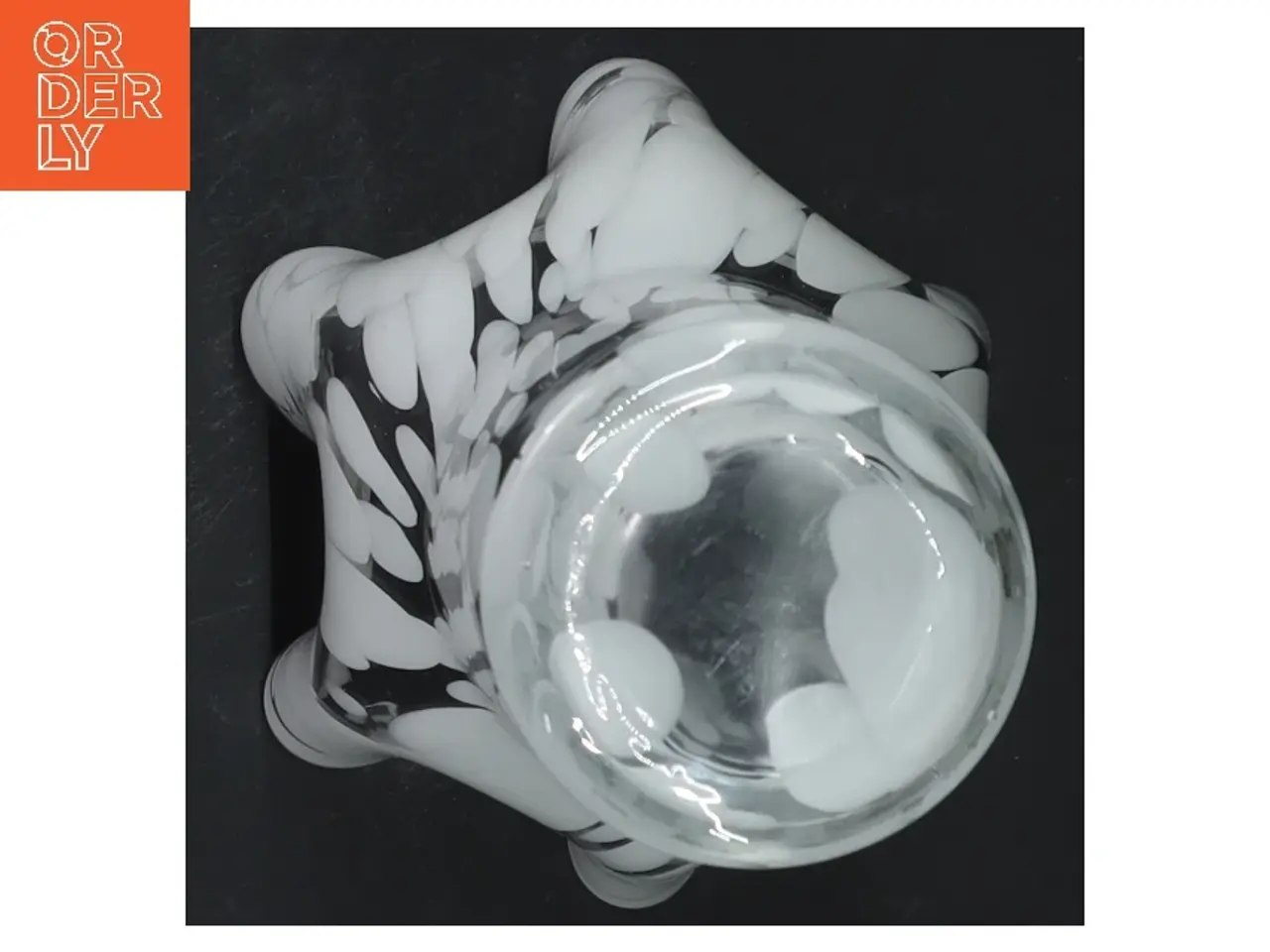 Billede 2 - Dekorativ glasvase (str. 16 cm)