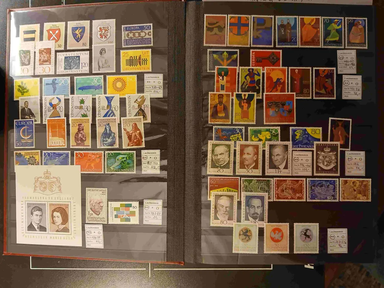 Billede 4 - Liechtenstein (40) Postfrisk ** samling fra 1956 t