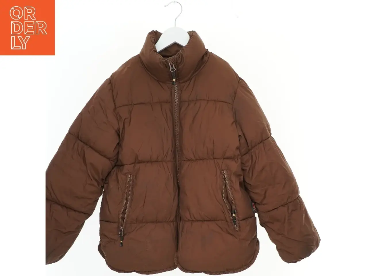 Billede 1 - Brun vatteret jakke fra H&M (str. 146)