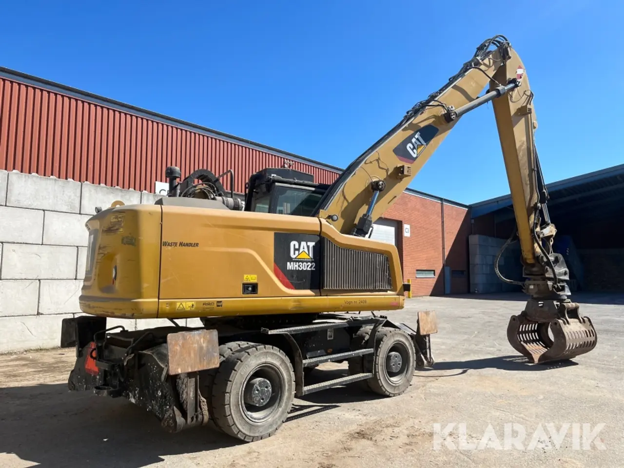 Billede 4 - Sortermaskine Caterpillar MH3022 med hævebart førerhus
