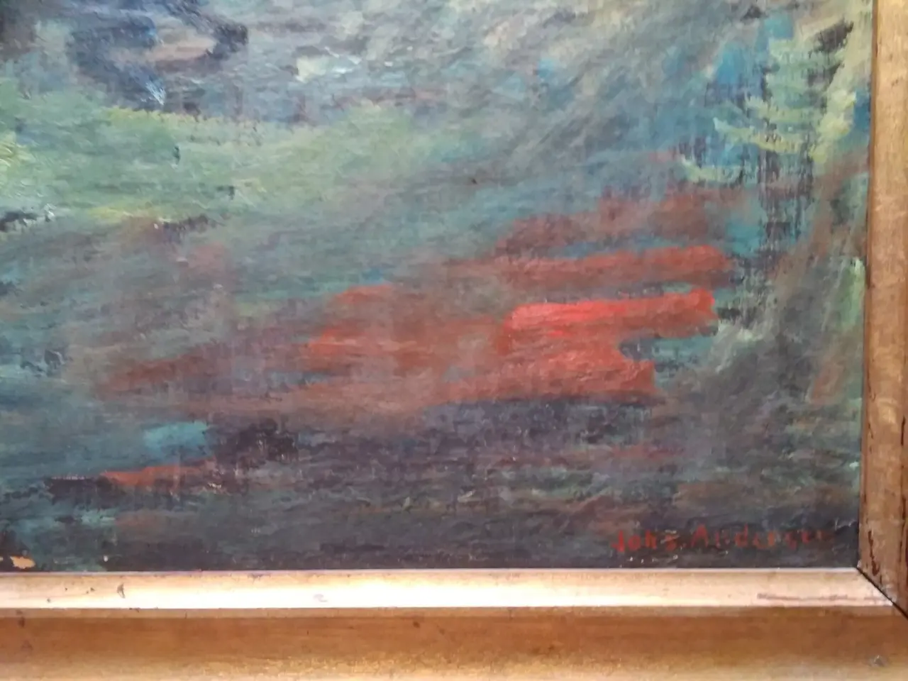 Billede 2 - Maleri.Johannes Andersen.Ny pris