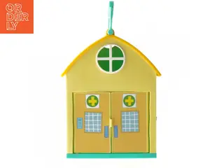 Gurli Gris lille bærbar hus/hospital(str. 19,5x14 cm)