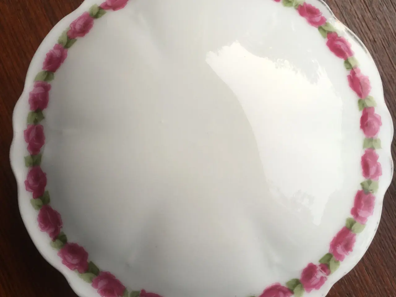 Billede 4 - Rund porcelæn bonbonniere