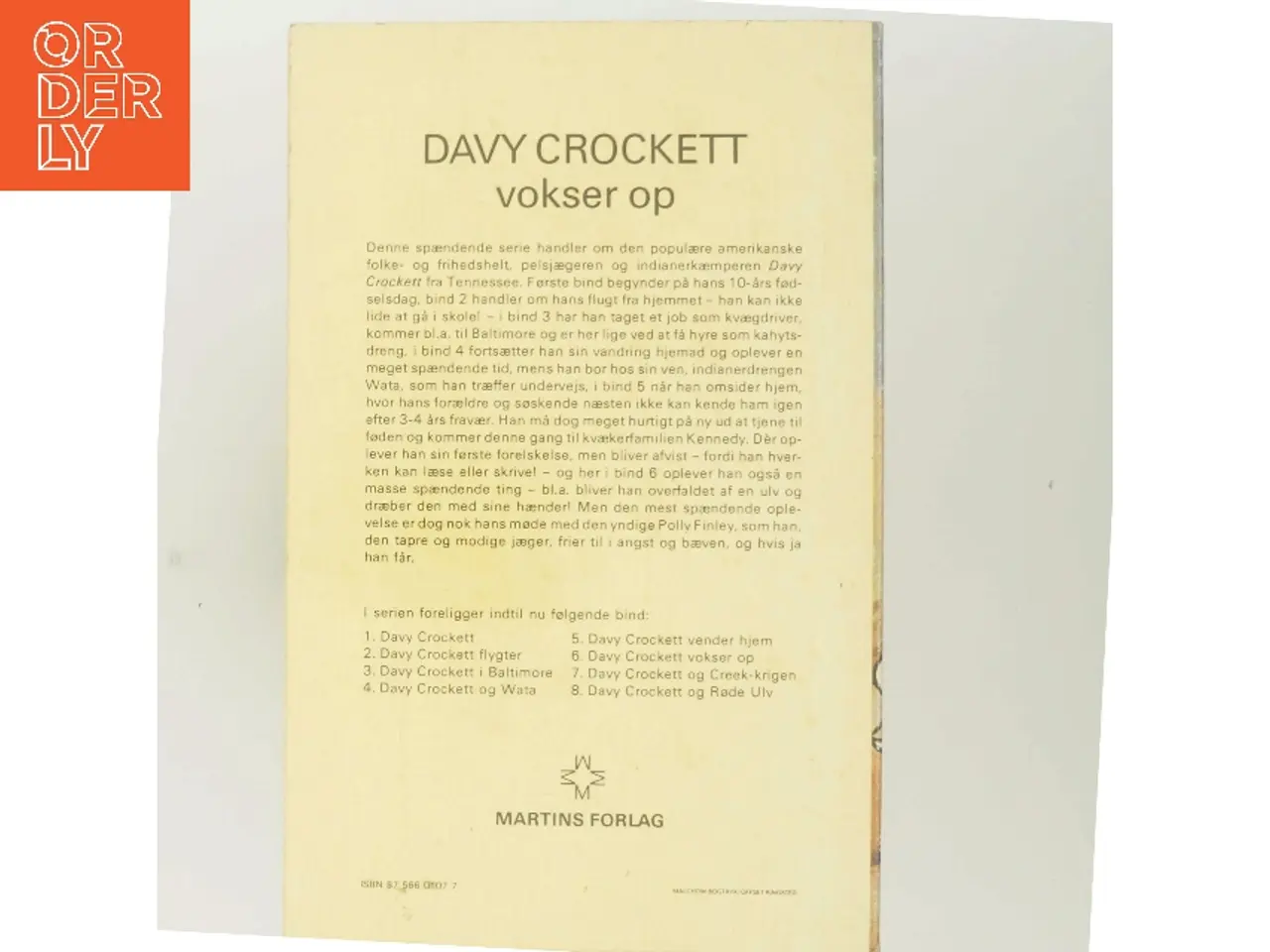 Billede 3 - Davy Crockett vokser op af Tom Hill (Bog)