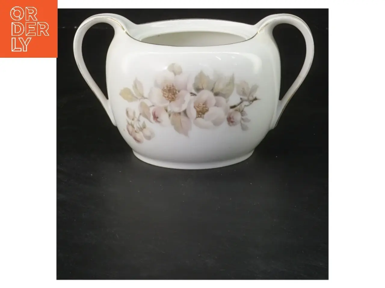 Billede 3 - Porcelæn sukkerskål og mælkekande fra Bavaria (str. ø 10 cm og ø 12 cm)